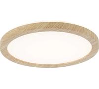 PAULMANN Atria Shine LED Ceiling Lamp - Wood Effect