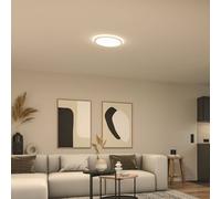 Paulmann Atria Shine LED panel, Ø40cm, white, IP20, 3000K, on/off