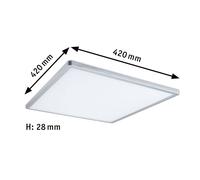 Paulmann Atria Shine panel 3-step chrome 840 42x42