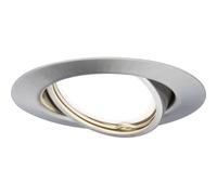 Paulmann Base Flush Mount Light 5W LED Iron Brushed GU10 Socket