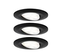 Paulmann Calla 999.91 Premium 680lm LED Set IP65 Round 4000K 3 x 6W Matt Black