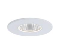 Paulmann 93670 Calla LED recessed luminaire Round incl. 1x7W recessed Spotlight IP65 White matt spot Plastic, Aluminium recessed lamp 4000K