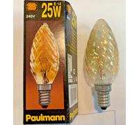 PAULMANN Candle Bulb 25W E14 Gold 240V Dimmable 452.20, Warm White