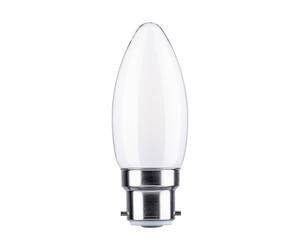 Paulmann candle LED bulb B22d 4.7 W 2,700 K opal