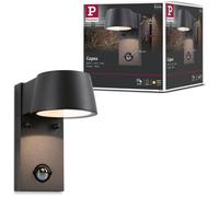 PAULMANN Capea Outdoor LED Wall Light with Motion Sensor - Anthracite