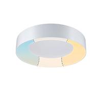 Paulmann Casca 78947 LED Ceiling Light IP44 White Switch 3200 lm 230 V 23 W White Round Dimmable Metal Plastic 3000 K
