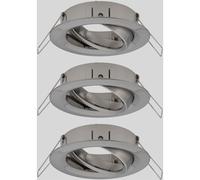Paulmann Choose Recess-Mount Bracket Set Brushed Iron Swivel