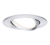 Paulmann Coin Slim LED Recessed Light 6W Brushed Aluminium Dimmable 93902