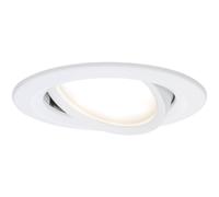 Paulmann Coin Slim LED Recessed Light 6W Matt White Dimmable 93876