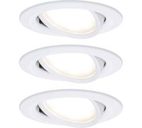 Paulmann Coin Slim LED Recessed Light Set 18W Dimmable White 93875