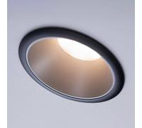 Paulmann Cole LED spotlight, silver and black