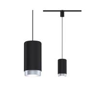 Paulmann 95402 Corus URail Pendant E27 max. 50W dimmable 230V Black Rail System - Choose Any lamp