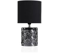 PAULMANN Crystal Glow Table Lamp - Grey & Black
