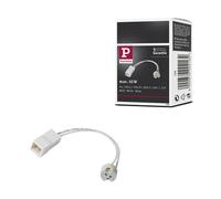 Paulmann Downlight Accessories Universal Halogen Fitting For Cable Harness 15X170 mm 12V G4 / Gx5,3 / Gy6,35 White