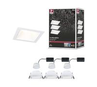 Paulmann EBL 3-piece Set Cole Coin 3StepDim Fixed 2700K | LED downlights for ceiling mounting, IP44, dimmable, warm white light, including light bulb