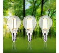 Paulmann Eco-Line LED Teardrop Bulbs E14, Set of 3, 2.5W, 3000K, 525lm