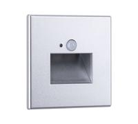 Paulmann Edge Quadro Square LED recessed wall light, matt chrome