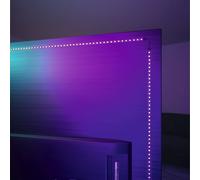 Paulmann 78880 LED Stripe USB TV lighting 55 inch 2m 60LEDs/m Dynamic Rainbow RGB incl. 1x3.5 watt dimmable light strip black plastic
