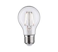 Paulmann Filament 230v led Bulb E27 3W 2700K Clear | All-round room lighting, colour temperature 2700K, eye friendly, lifetime 15,000 hours