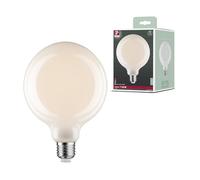 Paulmann Filament 230v led Bulb Globe G125 E27 5.6W 2700K Opal dimmable | All-round room lighting, dimmable, colour temperature 2700K, modern LED technology, fits E27 socket