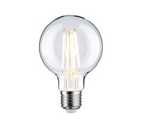 Paulmann Filament 230v led bulb Globe G80 E27 7.5W 2700K clear, dimmable