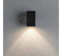 Paulmann Flame wall lamp 1-bulb 10.3 cm anthracite