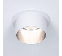 Paulmann 93385 LED Light Gil 3-Step dim Round incl. 3 x 6 Watt Dimmable Brushed Recessed Spotlight Aluminium Spot 2700 K Coin, Matte White/Iron