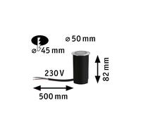 Paulmann Goldlicht LED floor light, 5 cm, cover