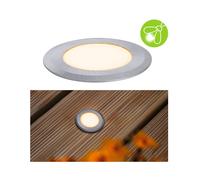 Paulmann 94726 LED outdoor luminaire recessed floor luminaire gold light insect-friendly IP67 round 50mm 2200K 2.2W 60lm 230V aluminium plastic, metal