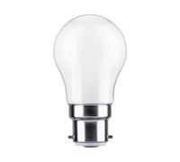 Paulmann golf ball LED bulb B22d 4.7W 2,700K opal
