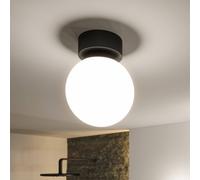 Paulmann Gove LED ceiling light, black, IP44