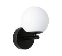 Paulmann Gove LED wall lamp IP44, black/white, warm white