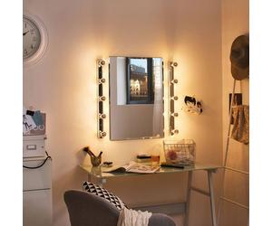 Paulmann Half mirror LED bulb E27 drop 827silver 2.6W