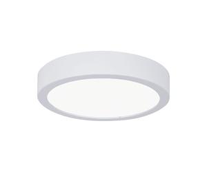 Paulmann HomeSpa 78924 LED Ceiling Light Panel Aviar IP44 Round 220 mm 4000 K White Including 1 x 13 Watt Dimmable Light Panel Plastic