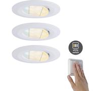 Paulmann 92999 HomeSpa Calla LED Recessed Light Adjustable IP65 White