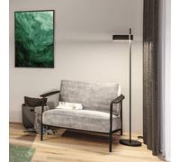 Paulmann Jagun LED floor lamp, anthracite, felt, 3-step dimmable