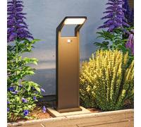 Paulmann Juntea LED path light, aluminium, anthracite, sensor