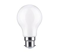Paulmann LED bulb B22d A60 9W 2,700K opal dimmable
