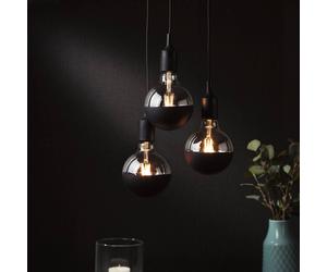 Paulmann LED bulb E27 827 6,5W head mirror black matt