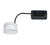 Paulmann Nova 93069 LED Recessed Light Module Coin Round 50 mm 6 W 470 lm 230 V 2700 K Satin Round Ceiling Spotlight Plastic