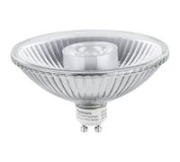 Paulmann 28901 LED Reflector Lamp QPAR111 6.5W Dimmable Warm White Silver Bulb Lighting System 2700K GU10