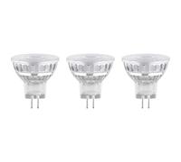 Paulmann 28977 Standard 12V LED Reflector GU4 12V 3-Piece Set 3x1.8W 3x184lm 35mm Silver Glass 2700K - Warm White lamp