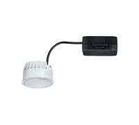 Paulmann Nova 93069 LED Recessed Light Module Coin Round 50 mm 6 W 470 lm 230 V 2700 K Satin Round Ceiling Spotlight Plastic, Warm White