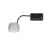 Paulmann Nova 93072 LED Recessed Light Module Neutral White 530 lm 51 mm Round 1 x 6 Watt Dimmable Satin Plastic 4000 K Coin 6 W