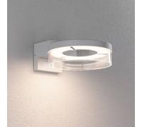 Paulmann LED outdoor wall light Capera white metal IP44