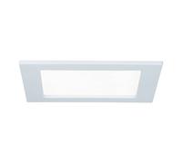 Paulmann 92065 Square Ceiling 4000 K Neutral White LED Panel IP44 Splash Proof Includes Bulb Recessed Light Plastic 12 W