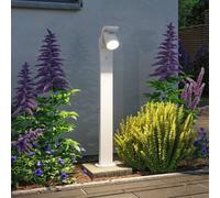 Paulmann LED path light Cuff, aluminium, sensor, white