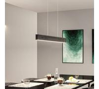 Paulmann LED pendant light Jagun, anthracite, felt, 3-step dimmable