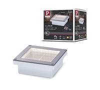 Paulmann LED recessed floor light, Brick, 3000K, IP67 | Twilight-controlled motion detector, waterproof to IP67, for outdoor use, 25 lm, 0.8 W