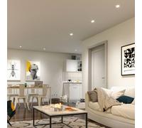 Paulmann LED recessed spotlight Coin Base White, Set of 3, 3000 K, ZigBee